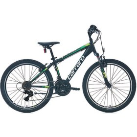 Resim Carraro Speed 240 24 Jant V Fren Dağ Bisikleti (Mat Siyah-Kırmızı) 