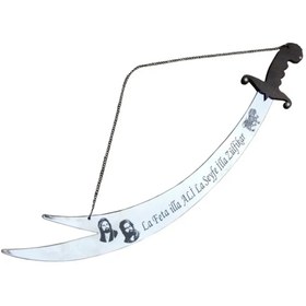 Resim shopwave Dekoratif Asılabilir Zülfikar Kılıcı 84 Cm, Keskin Değildir 