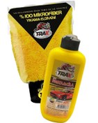 Resim ARACINIZ İÇİN EN İYİSİ T-RAX %100 Mikrofiber Kaliteli Yıkama Eldiveni Ve Oto Araba Sıvı Pasta Cila 250 ml 