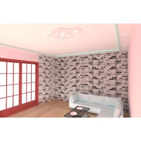 Resim Motifpiyer Tavan LED Spotlu Göbeği-14-55 x 95 cm-Sekizgen 