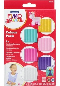 Resim Staedtler Fimo Kids Glitter Simli Polimer Kil Seti 6 Renk 