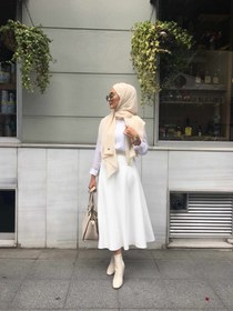 Resim BASIC KLOŞ ETEK BEYAZ - M 