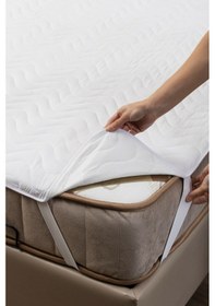 Resim Tek Kişilik Alez Seti Kapitoneli Tek Kişilik Yatak Ve Yastık Koruyucu Alez Çok Renkli 