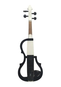 Resim Kinglos Kng Sdds-1802 Elektro Keman 4/4 - Beyaz Kutulu Zarif Beyaz Parlak Finish, Amfi Uyumluluğu Ve Profesyonel Performans İçin Hafif Kompakt Yapı 