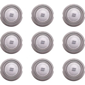 Resim VintageVo 9 Adet SH30 Tıraş Alir Serisi Serisi 1000, 2000, 3000 Tıklama ve Stil ile Sivri Bıçakla Değiştirme Kafası (Yurt Dışından) 