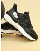 Resim Lescon 1046 Anatomik Kauçuk Tabanlı Koşu Ayakkabısı Siyah Beyaz Çok Renkli 