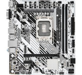 Resim Asrock H610M-HDV M.2+ D5 5600MHZ Ddr5 Soket 1700 M.2 USB 3.2 HDMI Matx Anakart H610M-HDV M.2+ D5 