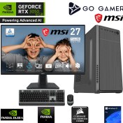 Resim Go Gamer U18D Intel Core Ultra 5 225F / 16GB Ddr5 5200MHZ / 1tb Nvme SSD 5000-3600MB-SN Gen4 / RTX3050 6gb / Msı 27" 100Hz / Windows 11 Pro Iş Bilgisayarı 