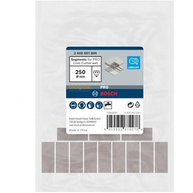 Resim Bosch Pro 250 Mm Sulu Karot Ucu İçin Yedek Elmas-segment 2608601806 
