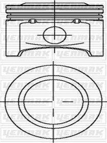 Resim YENMAK 31-04230-000 Piston Segman Std 77.60 Mm 24407184 3104230000 (WK926347) (FİYAT:4 ADET İÇİNDİR) 