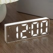 Resim TEEXIN Sesi Kontrollü LED Alarm Saati ve Sıcaklık Göstergesi - USB ile Çalışan, Öğrenciler ve Ev Dekoru için Mükemmel 