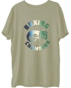 Resim TOP GLORY Boxingx Baskılı Penye Boks Sporcu T-shirt 