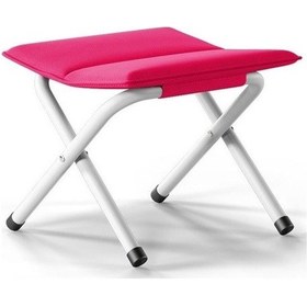 Resim Zunhai Kamp Ve Balıkçılık İçin Katlanır Portatif Tabure Kırmızı 34x33x33 Cm Pembe Pembe 