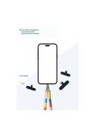 Resim Hippi Rose El Örgüsü Telefon Ve Çanta Askısı - 110 Cm 