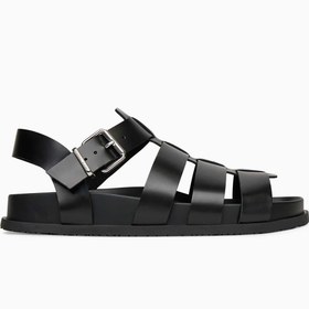 Resim Tommy Hilfiger Bindi Patentli Kadın Balıkçı Sandalet Black - Black / 40 