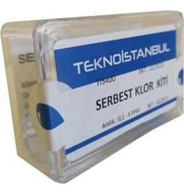 Resim Tekno Istanbul Serbest Klor Test Ölçüm Kiti 