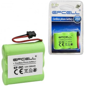 Resim ŞARJLI TELSİZ TELEFON PİLİ 3.6V 350MAH Nİ-MH EFCELL EF-301 