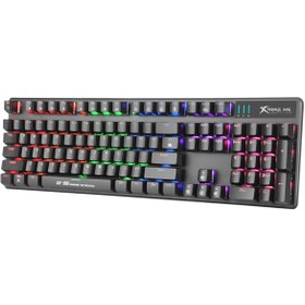 Resim Rgb Işıklı Oyuncu Klavyesi Xtrike Me Gk-980 Siyah 