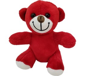 Resim MiraLive Kırmızı Peluş Oyuncak Ayıcık 