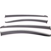 Resim Sunplex Toyota Uyumlu Hılux 06-18 Style 4 Lü Set Kromlu Cam Rüzgarlığı 