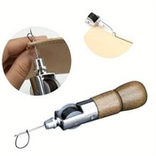 Resim DIY el yapımı deri heykelcilik profesyonel deri dikiş koni kiti, hızlı dikiş makinesi dikiş aracı, DIY el sanatları tamiri için uygun 