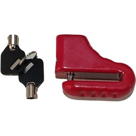Resim Motosiklet Çelik Disk Kilidi Kilit 5.5 mm Kırmızı 