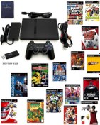 Resim Sony Playstation 2 + 1 Adet Kol + Memory Kart 32Gb Flas Disk + 38 Adet Oyun 