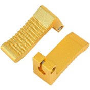 Resim 2 Adet Motosiklet Ayak Pedalı Modifikasyon Aksesuarları Peg Rest 43cc 47cc 49cc Altın İçin Uygundur 