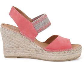Resim Desa Kadın Pembe Dolgu Topuklu Espadril Sandalet 