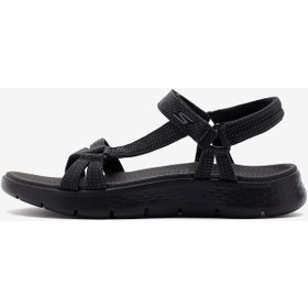 Resim Skechers Go Walk Flex Sandal - Sublime Kadın Siyah Sandalet 141451 Bbk Siyah 