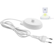 Resim Yaleker Beyaz Abs Elektrikli Diş Fırçası Şarj Cihazı - Avrupa Standartı 10x6x6cm, 62g 