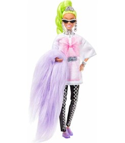 Resim Barbie Extra Neon Saçlı Bebek 
