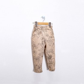 Resim Keten Kız Pantolon - Bej / 4-5 Yaş 