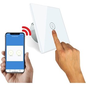 Resim Alpsmart As-871Eu Dokunmatik Tekli Wi-Fi Akıllı Duvar Anahtarı 
