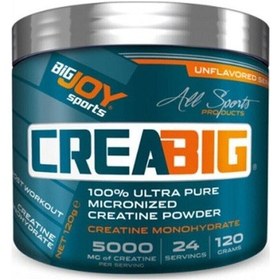 Resim Bigjoy Sports Creabig Kreatin Powder/120 G/Aromasız 