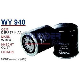 Resim WUNDER WY940 Yağ Filtresi Ranger 2,2 2,4 W940/1 Fn0147 