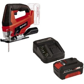 Resim Einhell Tc Js 18 Li Solo Akülü Dekupaj Testere 4.0 Ah Starter Kit 