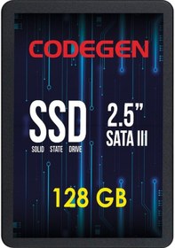 Resim CODEGEN 128GB CDG-128GB-SSD25 560- 500MB/s SSD SATA-3 Disk 