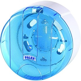Resim Palex Büyük Jumbo Içten Çekme Cimri Tuvalet Kağıt Dispenseri Aparatı - Şeffaf Mavi - Plastik 