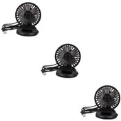 Resim 3 Adet Fan Usb Mini Klima Araba Klima Çalıştırıldı 