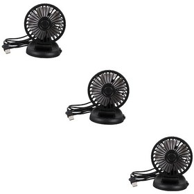Resim 3 Adet Fan Usb Mini Klima Araba Klima Çalıştırıldı 