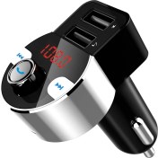 Resim Easyde Araç Için Hızlı Şarj Çift USB Kablosuz Bluetooth Uyumlu Mp3 Çalar 2.1 Araç Fm Verici - Gümüş (Yurt Dışından) 