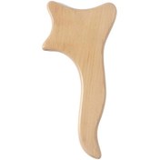 Resim Gua Sha Tools Ahşap Anti Selülit Terapisi Lenfatik Drenaj Kürek Masajı 