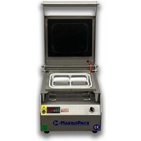Resim makropack Makpack 4 Bölmeli Tabak Kapatma Makinesi Paslanmaz 