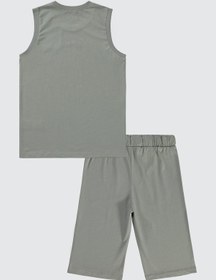 Resim Civil Boys Erkek Çocuk Pijama Takımı 10-13 Yaş Gri 