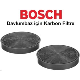 Resim Bosch DKE965F/01 Davlumbaz Karbon Filtre Aspiratör Bacasız Kullanım için Aktif Karbon Kömür Filtresi 