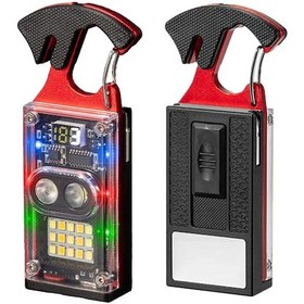 Resim Powermaster Pm-23731 Fenerli Çakmak Anahtarlık Siyah 