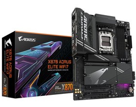 Resim Gigabyte X870 Aorus ELITE WIFI7 8200mhz(OC) RGB M.2 AM5 ATX Anakart 