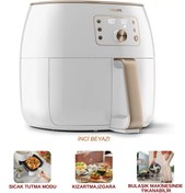 Resim Philips Xxl 7,3 Litre Yüksek Hacim, Twin TurboStar Teknolojili Ultra Premium Airfryer İnci Beyazı 