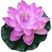 Resim Geeroyoo Gerçekçi 18cm Yapay Lotus Çiçeği - Havuz, Akvaryum Ve Gölet Dekorasyonu İçin Dayanıklı Ve Şık Seçenek 